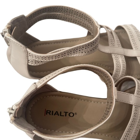 Rialto Cream Sandals Size 9 1/2M - Picture 3 of 6